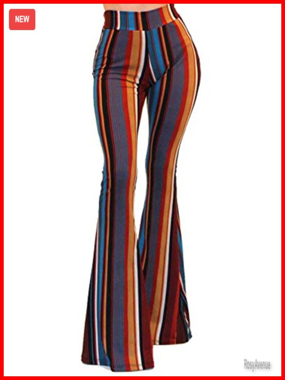 Vivicastle Lightweight Stretchy Bell Bottom Flare Pants Pull On